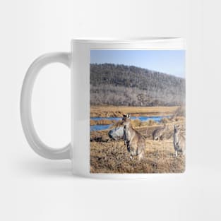 Kangaroos And Mountains Mug